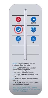solar street light remote control
